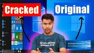 Never Activate Windows - Cracked vs Original Windows