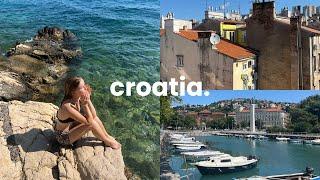 croatia vlog | exploring beaches, eating fresh and a slow summer