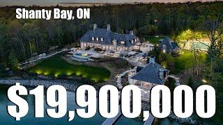 *SOLD*  A HAMPTON INSPIRED ESTATE ALONG LAKE SIMCOE!! $19.9 MILLION DOLLAR SHANTY BAY HOME FOR SALE!