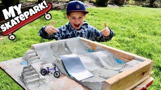 I Built A Skatepark! BMX/Fingerboard