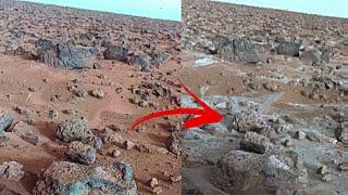 Martian frost unearthed by Viking Lander 2