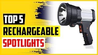 TOP 5 Best Rechargeable Spotlights of 2022 Reviews