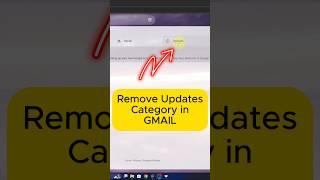 Remove Updates Category Tab in GMAIL