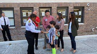 Mitchell Elementary student receives surprise after saving family from house fire