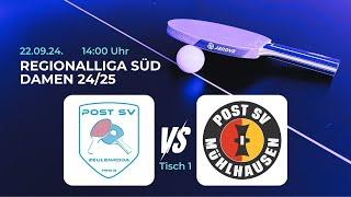 Post SV Zeulenroda vs. Post SV Mühlhausen | Tischtennis Saison 24/25 - Tisch 1