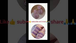 #matching bangles and earings design ||#shorts #youtube shorts #shilpi sweety creation....||