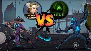 Finally!  Sumit Gupta gaming vs odysseygaming || The most awaited battle || Shadow Fight Arena