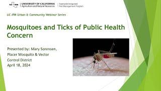 Mosquitoes and Ticks of Public Health Concern