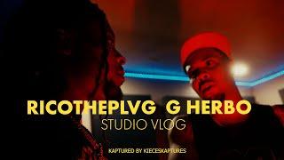 RicoThePlvg | G Herbo - Make A Bet (Studio Vlog)