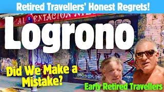 Logrono, Shocking Reality for Retired Travellers, Driving Across Spain Day 2 #retired #travel #spain