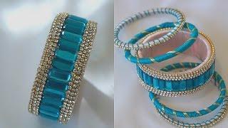 Turn Your Old Bangles Into latest Slik Thread Bangles/Slik Thread Bangles