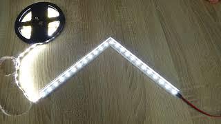 Come fare un angolo a 90° senza tagliare la strip LED