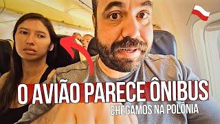 CHEGAMOS NA POLÔNIA E COMPLICOU TUDO! Como é um VOO de BAIXO CUSTO pela RYANAIR