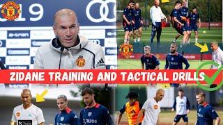 ZIDANE DRIVES INTENSE TACTICAL TRAINING AT MANCHESTER UNITED