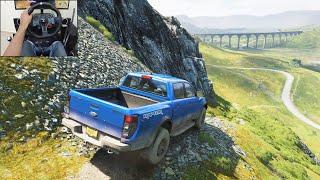 Ford Ranger Raptor | Realistic offroading - Forza Horizon 4 | Logitech g29 gameplay