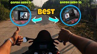 GoPro Hero 9 Vs Gopro Hero 10 Full Comparison￼ | Best Action Camera For MotoVlogging