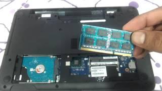 Dell Inspiron 3521 5521 3537 how to upgrade ram and harddrive do it yourself