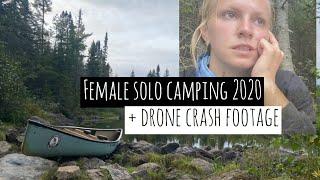 Gunflint Trail Canoe Camping + Drone Crash | Superior National Forest near BWCA