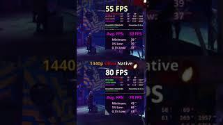 RX 5700 XT vs RTX 3060 in 1080p 1440p #shorts