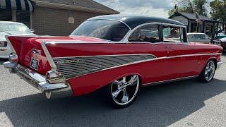 Test Drive 1957 Chevrolet Bel Air 2 Door Post $39,900 Maple Motors #2631-1