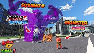 GTA 5 MOD SASUKE BERUBAH JADI SUSANO DAN BERTARUNG MELAWAN MONSTER BORUTO