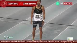 Wayde Van Niekerk wins 200m Men Final - Day 3 Sizwe Medical Fund / ASA Track & Field Champs 2021