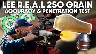 How effective are Lee REAL 250 Grain Conicals? | Hawken Muzzleloader Accuracy,  Ballistic Gel Test