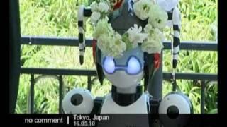 Humanoid robot 'priest' in Japan