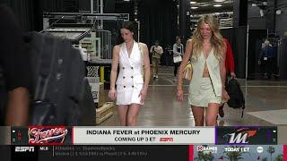 Caitlin Clark, Lexie Hull, Diana Taurasi walk-in arrival outfits | Indiana Fever vs Phoenix Mercury