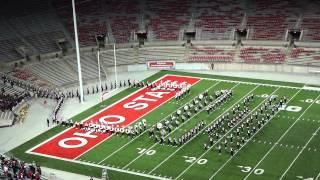 OSUMB TBDBITL Ramp Entry at Buckeye Invitational 10 11 2014. Ohio State Marching Band TBDBITL