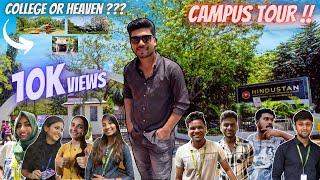 HINDUSTAN UNIVERSITY || CAMPUS TOUR !!