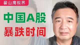 翟山鹰：中国股市暴跌时间｜中国A股什么时候跌｜刘青云股疯｜中共习近平给中国经济打兴奋剂