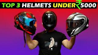 Top 3 Helmet Under 5000 Travel, Motovlog & City Ride | SMK Typhoon, Axor Apex & LS2 Rookie Helmet