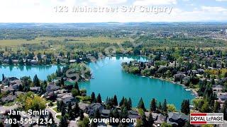 Lake Bonaventure and Lake Bonavista Sample - Calgary Aerial Neighborhood Tours for Real Estate