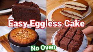 Easy Eggless Cakes Recipes for Christmas - No Oven Cake Recipes | Christmas Cakes Recipes