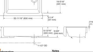 Barker Cabinets - Kohler Whitehaven k-5827 apron sink cabinet sizing tutorial