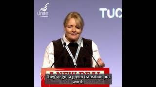 Sharon Graham TUC Congress 2024 - Oil & Gas