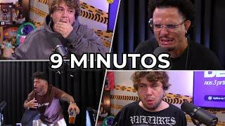 9 MINUTOS DE BRINO, MITICO E IGÃO COMENDO COISAS EXÓTICAS