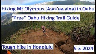 Hiking Mt Olympus in Oahu, 9-5-2024