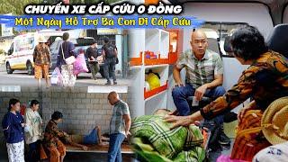 CHUYẾN XE CẤP CỨU 0 ĐỒNG | 1 NGÀY CHỞ 2 CA BỆNH NHÂN ĐI NHẬP VIỆN