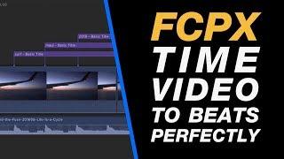Final Cut Pro X 10.3: Time Titles to a Beat Beginner Tutorial