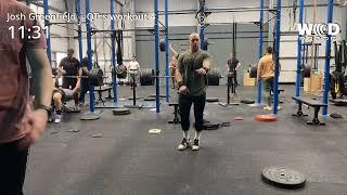 Josh Greenfield, CrossFit Quarter finals workout 4 “The other total”