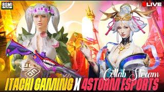 BGMI LIVE CUSTOM ROOM | 2v2 M416 TDM TOURNAMENT | COLLAB STREAM WITH @4StormsEsports