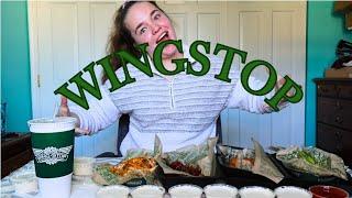 WINGSTOP ASMR MUKBANG | Chicken tenders and boneless wings and voodoo fries