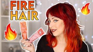 FIRE HAIR OMBRE  Fanola Free Paint Red & Orange | GlitterFallout