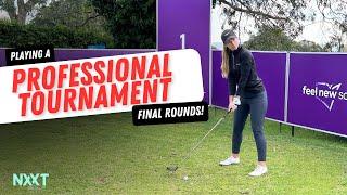 Playing a Pro Golf Tournament: Final Rounds with scores!