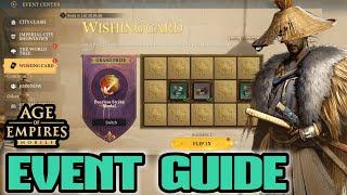 Age of Empires mobile - wishing card event guide | free Legendary medals and skill Scrolls