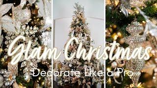 How to Decorate a Glam Christmas Tree