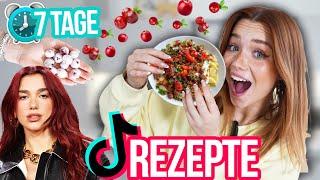 7 Tage nur virale Tiktok Rezepte essen (es wird immer gestörter)