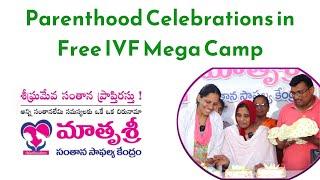 Parenthood celebrations in Free IVF Mega Camp | Mathrushree Fertility Center